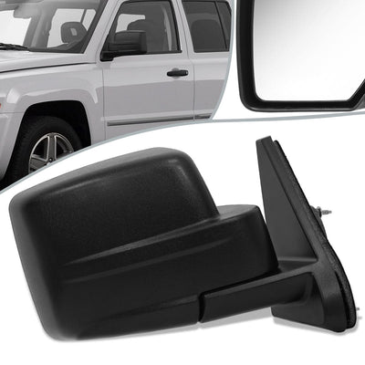 07-17 Jeep Patriot OEM Style Manual Side Mirror - Textured Black Right
