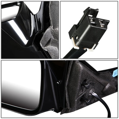 2004-2008 Pontiac Grand Prix OEM Style Left Side Mirror - Matte Black