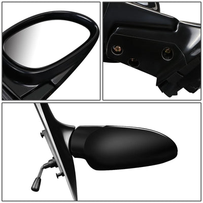 92-95 Honda Civic Manual Folding Side Mirror - Right