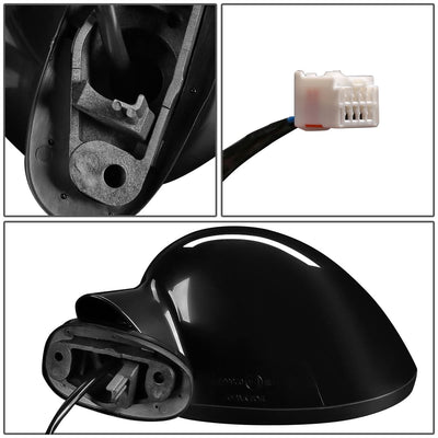 06-15 Mazda Miata OEM Style Powered Side Mirror - Paintable Black