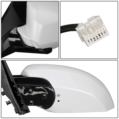 2004-2008 Nissan Maxima OEM Power Side Mirror Left White