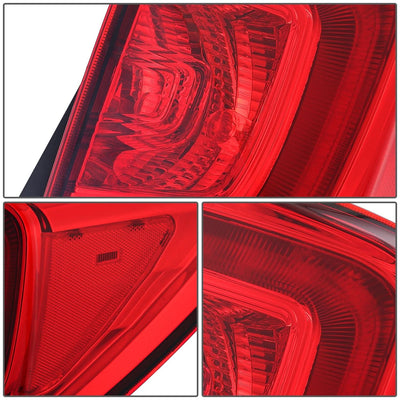 2016-2018 Honda Pilot OE Style Outer Tail Light - Right Chrome Housing
