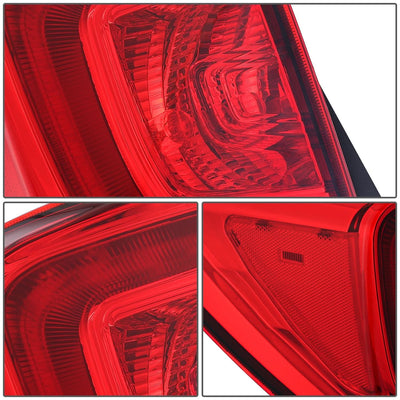2016-2018 Honda Pilot OE Style Tail Lights - Chrome Housing