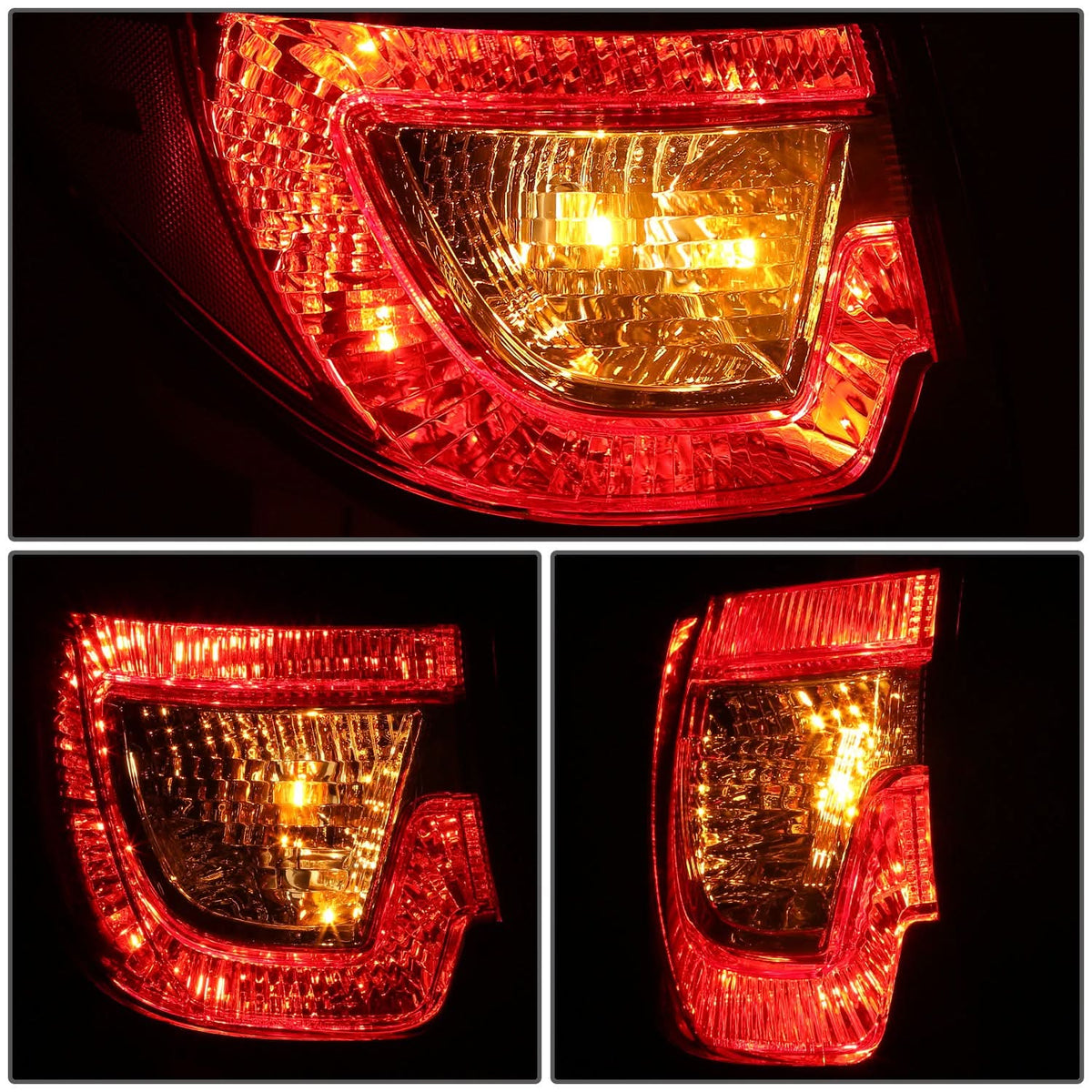 2013-2017 Chevrolet Traverse OE Style Tail Light Set - Chrome Housing