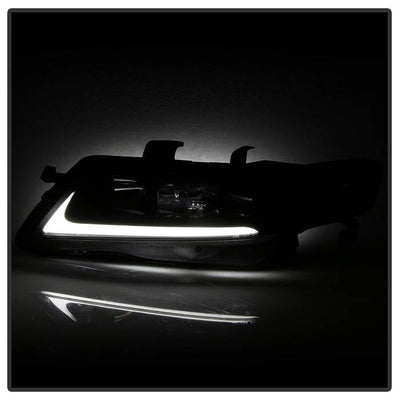 SPYDER xTune 04-08 Acura TSX LED Light Bar Projector Headlights - Black (PRO-JH-ATSX04-LB-BK) 9043116