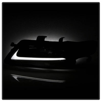 SPYDER xTune 04-08 Acura TSX LED Light Bar Projector Headlights - Smoked (PRO-JH-ATSX04-LB-BSM) 9043123