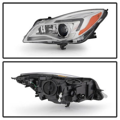SPYDER xTune 14-17 Buick Regal Driver Side HID Projector Headlights - OEM Left (PRO-JH-BREG14-HID-L) 9943751