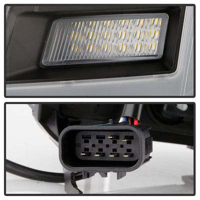 SPYDER xTune Cadillac Escalade 07-14 LED Headlights | Black Housing | PRO-JH-CAES07-LB-BK