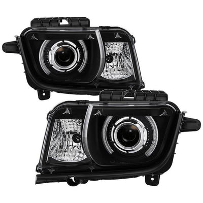 SPYDER xTune 10-13 Chevy Camaro CCFL Halo Projector Headlights - Black (PRO-JH-CCAM10-LED-BK) 9040498