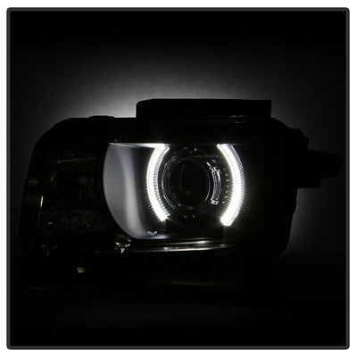 SPYDER xTune 10-13 Chevy Camaro CCFL Halo Projector Headlights - Black (PRO-JH-CCAM10-LED-BK) 9040498