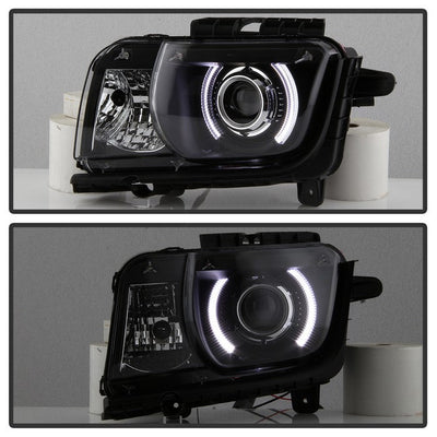 SPYDER xTune 10-13 Chevy Camaro CCFL Halo Projector Headlights - Black (PRO-JH-CCAM10-LED-BK) 9040498