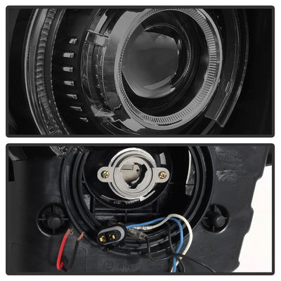 SPYDER xTune 10-13 Chevy Camaro CCFL Halo Projector Headlights - Black Smoked (PRO-JH-CCAM10-LED-BSM) 9040870