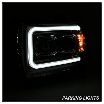 SPYDER xTune 15-19 Chevrolet Canyon Projector Headlights w/ DRL Tube - Chrome - PRO-JH-CCO15-LB-C 9047466