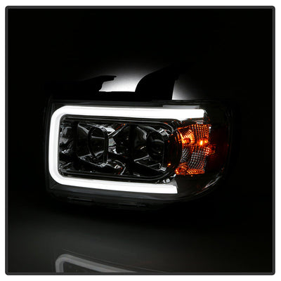 SPYDER xTune 15-19 Chevrolet Canyon Projector Headlights w/ DRL Tube - Chrome - PRO-JH-CCO15-LB-C 9047466