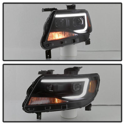 SPYDER xTune Chevy Colorado 15-17 HalogenOnly Projector Headlights - Black Smoked PRO-JH-CCO04-LBDRL-BSM 9039300