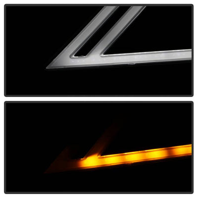 SPYDER xTune 14-18 Chevy Impala (Excl Limited) DRL Halogen Proj Headlights - Blk Smk (PRO-JH-CIM15-LB-BSM) 9042881