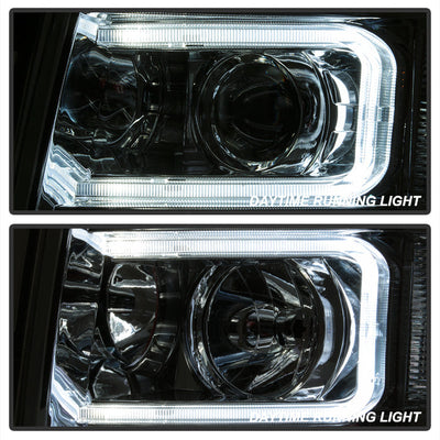 SPYDER Xtune Chevy Silverado 1500/2500/3500 07-13 Halo Projector Headlights Chrome PRO-JH-CS07-LED-C 9027802