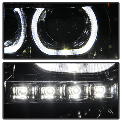 SPYDER Xtune Chevy Silverado 1500/2500/3500 07-13 LED Halo Projector Headlights Chrome PRO-JH-CSIL07-CFB-C 9032202