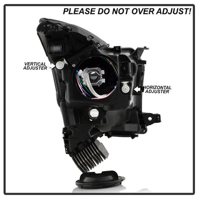 SPYDER xTune 13-15 Cadillac XTS Xenon Non-AFS OEM HID Proj Headlight - Chrm - Left (PRO-JH-CXTS13-HID-C-L) 9937217