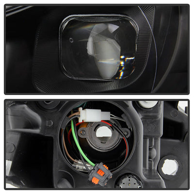 SPYDER xTune 13-16 Dodge Dart Projector Headlights - Halogen - DRL - Black (PRO-JH-DDART13-LB-BK) 9048517