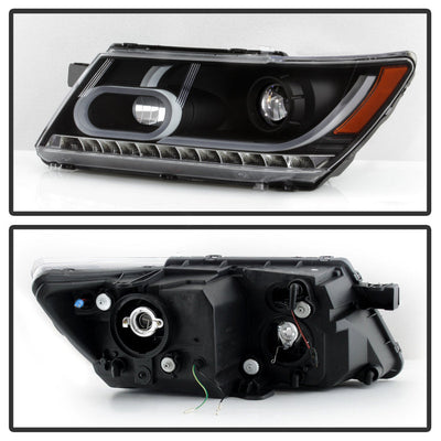 SPYDER xTune Dodge Journey 2009-2014 Light Bar DRL Projector - Black PRO-JH-DJ09-LBBRL-BK 9036620