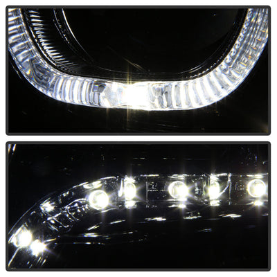 SPYDER xTune Dodge Ram 2009-2014 Halo LED Projector Headlights - Chrome PRO-JH-DR09-CFB-C 9036743