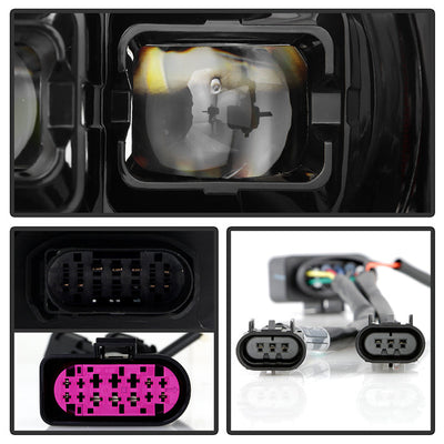 SPYDER 09-18 Dodge Ram 1500 (Halogen Model Only) Full LED Headlights - Black (PRO-JH-DR09-FLED-BK) 9050848