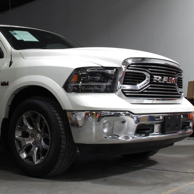 SPYDER 09-18 Dodge Ram 1500 (Halogen Model Only) Full LED Headlights - Black (PRO-JH-DR09-FLED-BK) 9050848
