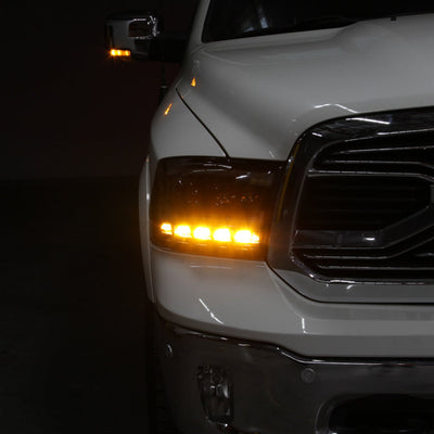 SPYDER 09-18 Dodge Ram 1500 (Halogen Model Only) Full LED Headlights - Black (PRO-JH-DR09-FLED-BK) 9050848