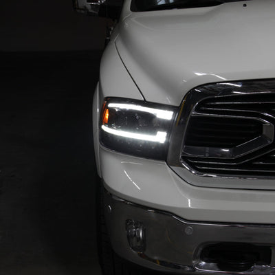 SPYDER 09-18 Dodge Ram 1500 (Halogen Model Only) Full LED Headlights - Black (PRO-JH-DR09-FLED-BK) 9050848