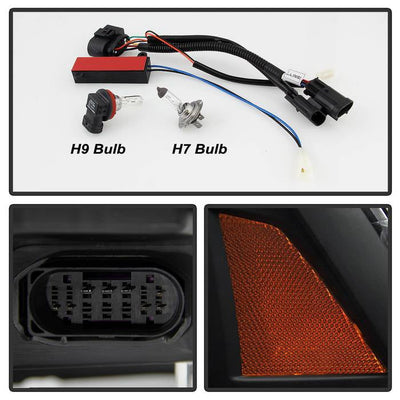 SPYDER xTune 09-18 Dodge Ram 1500 Projector Headlights - Halogen Model Only - Black (PRO-JH-DR09-G2-BK) 9047114