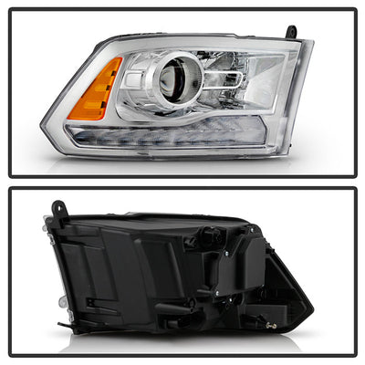 SPYDER Xtune 16-18 Ram 1500/2500/3500 (Projector LED) OEM Style Headlights Right (PRO-JH-DR16-OE-R) 9948275