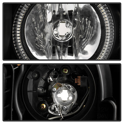 SPYDER Xtune Ford F150 09-14 Projector Headlights Halogen Model Only LED Halo Black PRO-JH-FF15009-CFB-BK 9032226