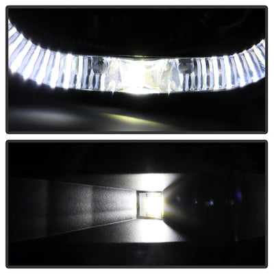 SPYDER Xtune Ford F150 09-14 Projector Headlights Halogen Model Only LED Halo Black PRO-JH-FF15009-CFB-BK 9032226