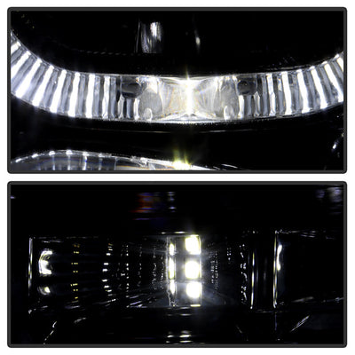 SPYDER Xtune Ford F150 09-14 Projector Headlights Halogen Model Only LED Halo Smoked PRO-JH-FF15009-CFB-SM 9032257