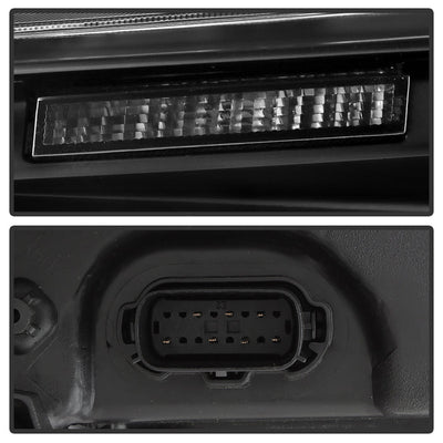 SPYDER xTune Ford Mustang 15-17 Full LED Headlights w/ Welcome Light - Black PRO-JH-FM15-FLED-BK 9055447
