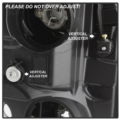SPYDER Xtune Ford Super Duty 11-16 Projector Headlights Light Bar Drl Black PRO-JH-FS11-LBBRL-BK 9034923