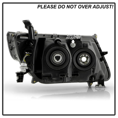 SPYDER xTune 11-17 Honda Odyssey Halogen Models Projector Headlights w/LED - Black (PRO-JH-HODY11-SQ-BK) 9055249