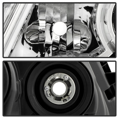 SPYDER xTune 11-17 Honda Odyssey Halogen Models Projector Headlights w/LED - Chrome (PRO-JH-HODY11-SQ-C) 9055256