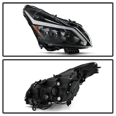 SPYDER xTune 10-13 Infiniti G37 (HID w/o Tech Pkg) Proj Headlights w/Signal - Blk (PRO-JH-IG3507-4D-LB-BK) 9043086
