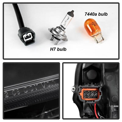 SPYDER xTune 10-13 Infiniti G37 (HID w/o Tech Pkg) Proj Headlights w/Signal - Blk (PRO-JH-IG3507-4D-LB-BK) 9043086