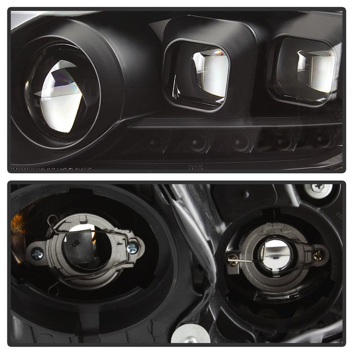 SPYDER xTune Infiniti G37 Coupe (non-AFS) 08-15 Projector Headlights - Black PRO-JH-IG3708-2D-LB-BK 9039331