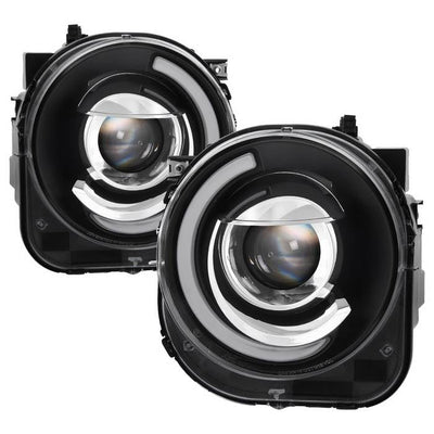 SPYDER xTune 15-17 Jeep Renegade Light Bar DRL Projector Headlights -Black (PRO-JH-JREN-LBDRL-BK) 9039720