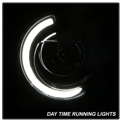 SPYDER xTune 15-17 Jeep Renegade Light Bar DRL Projector Headlights -Black (PRO-JH-JREN-LBDRL-BK) 9039720