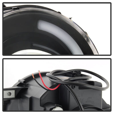 SPYDER xTune 15-17 Jeep Renegade Light Bar DRL Projector Headlights -Black (PRO-JH-JREN-LBDRL-BK) 9039720