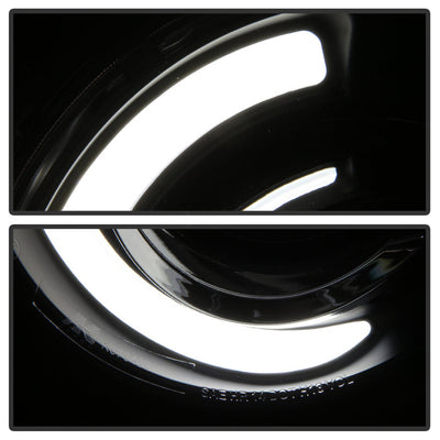 SPYDER xTune 15-17 Jeep Renegade Light Bar DRL Projector Headlights -Black (PRO-JH-JREN-LBDRL-BK) 9039720