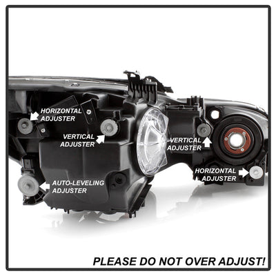 SPYDER Xtune Lexus Gs 06-11 OE Projector Headlights (w/AFS. Hid Fit) Black PRO-JH-LGS06-AFS-AM-BK 5075888