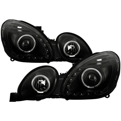 SPYDER Xtune Lexus GS300/GS400/GS430 98-05 Halogen Only Halo Projector Headlights Black PRO-JH-LGS98-LED-BK 9027826