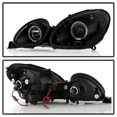 SPYDER Xtune Lexus GS300/GS400/GS430 98-05 Halogen Only Halo Projector Headlights Black PRO-JH-LGS98-LED-BK 9027826