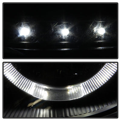 SPYDER Xtune Lexus GS300/GS400/GS430 98-05 Halogen Only Halo Projector Headlights Black PRO-JH-LGS98-LED-BK 9027826